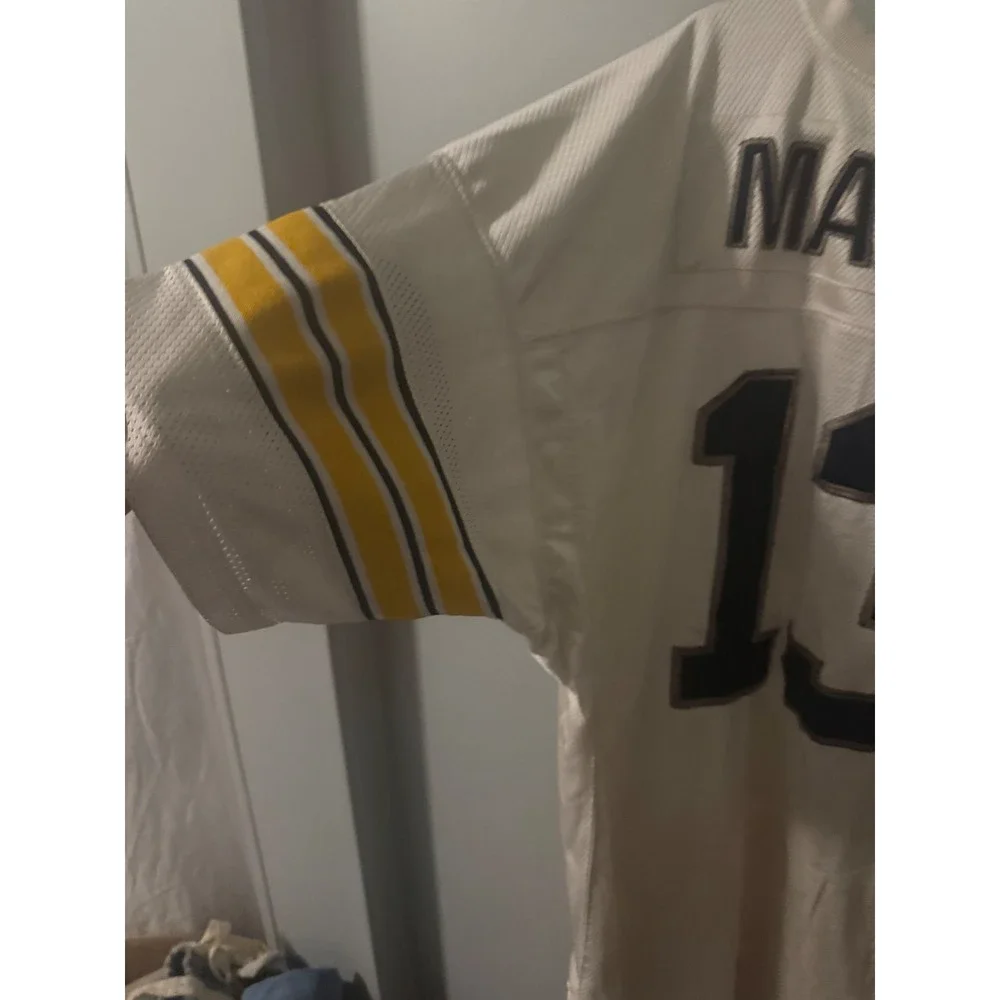 Vintage Adidas Dan Marino Pittsburgh Panthers 1982 Jersey White Mesh Mens 54 XXL